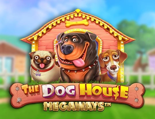 The Dog House Megaways -kolikkopelin koirat koirankopin edessä